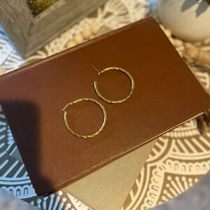 Atolea brand gold hoops